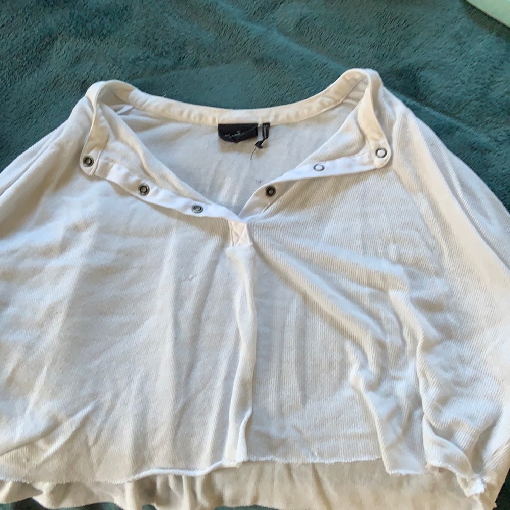 Out From Under Cropped Henley